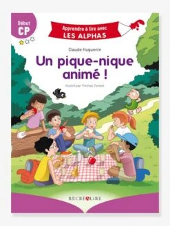 Apprendre à Lire Avec Les Alphas - Un Pique-nique Animé ! RÉCRÉALIRE Violet - Recrealire