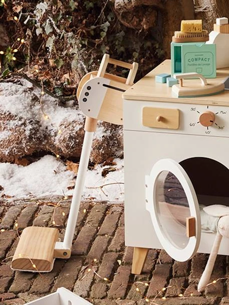 Aspirateur Balai En Bois FSC® Blanc - Vertbaudet – Image 4