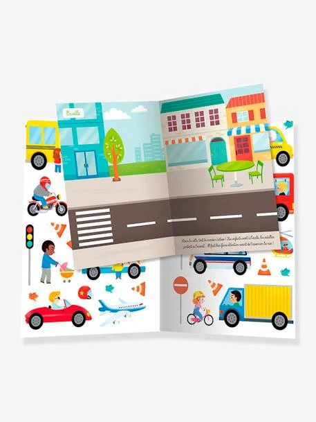 Cahier D'activitĂ©s Mes Premiers Autocollants - Mes 500 Autocollants Police Et Pompiers AUZOU Jaune - Auzou â Image 2