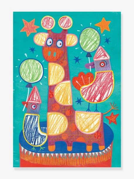 Coloriage Pour Les Petits Funambule Et Balles DJECO Bleu - Djeco – Image 3