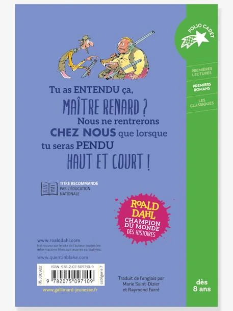 Fantastique Maître Renard - GALLIMARD JEUNESSE Bleu - Gallimard – Image 2