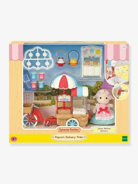 La Maman Mouton Et Son Stand De Popcorn SYLVANIAN FAMILIES Blanc - Sylvanian