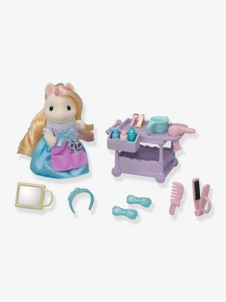 La Maman Poney Et Son Kit De Coiffure - SYLVANIAN FAMILIES Blanc - Sylvanian â Image 4