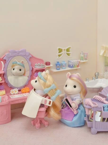 La Maman Poney Et Son Kit De Coiffure - SYLVANIAN FAMILIES Blanc - Sylvanian â Image 5