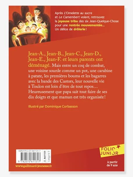 La Soupe De Poissons Rouges - Histoires Des Jean-Quelque-Chose - T2 - GALLIMARD JEUNESSE Rouge - Gallimard â Image 2