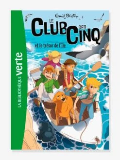 Le Club Des 5 Et Le Trésor De L'île - Tome 01 - HACHETTE Blanc - Hachette