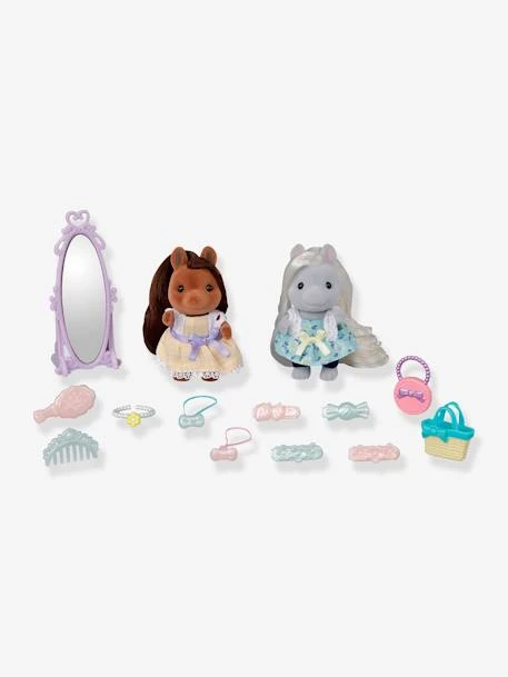 Les Amies Poney Et Leur Kit De Coiffure - SYLVANIAN FAMILIES Blanc - Sylvanian â Image 2