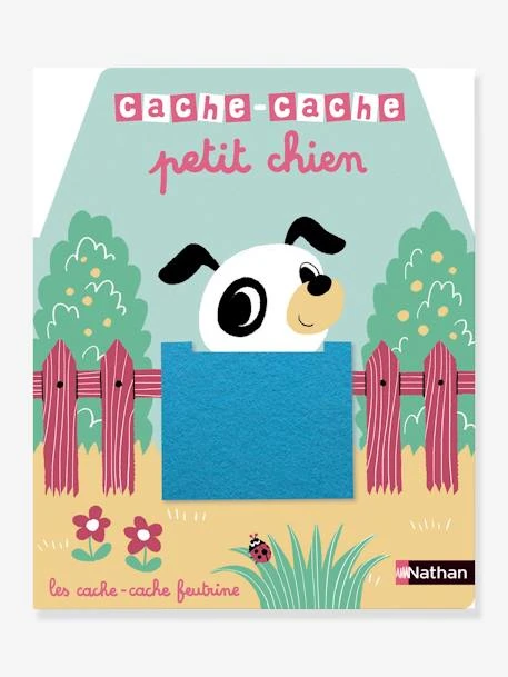 Livre Cache-cache Petit Chien PETIT NATHAN Blanc - Nathan