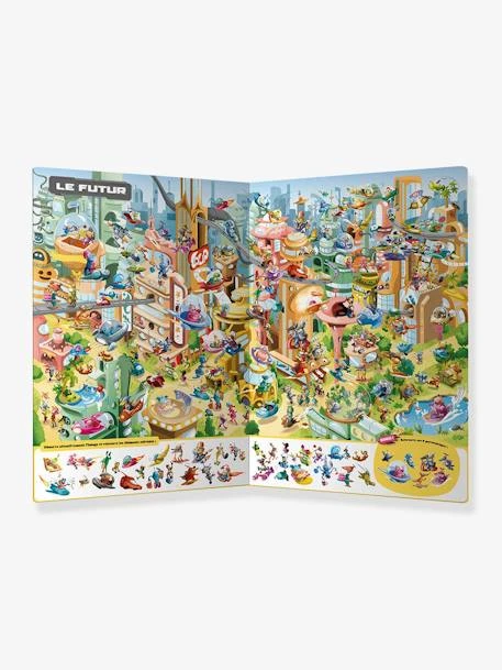 Livre D'activités Cherche Et Trouve Du Loup - A Travers Le Temps - AUZOU Blanc - Auzou – Image 3