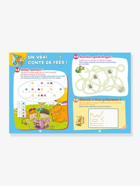 Livre éducatif Sami Et Julie - 100 Jeux De Vacances De La Grande Section Au CP - Cahier De Vacances 2021 - HACHETTE ÉDUCATION Blanc - Hachette – Image 2