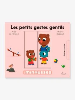 Livre - Les Minousses - Les Petits Gestes Gentils - ÉDITIONS MILAN Blanc - Hachette