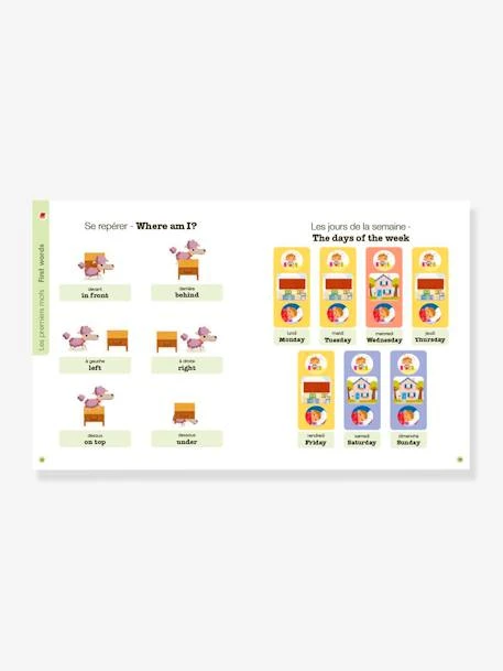 Livre - Mes 1 000 Premiers Mots D'anglais - ĂDITIONS MILAN Blanc - Hachette â Image 4