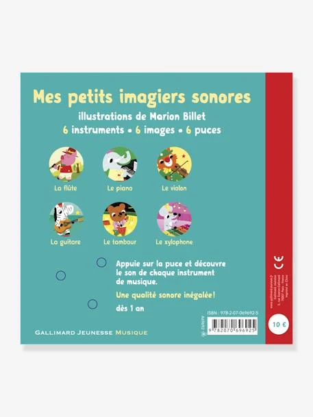Livre Sonore Les Instruments, Vol. 1 GALLIMARD JEUNESSE Vert - Gallimard â Image 2