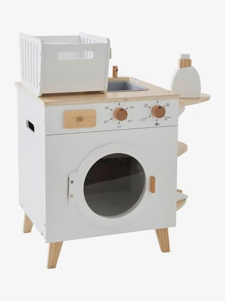 Machine à Laver Et à Repasser En Bois FSC® Blanc - Vertbaudet – Image 6