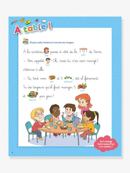 Mon Année De Grande Section Avec Sami Et Julie 5-6 Ans - HACHETTE ÉDUCATION Blanc - Hachette – Image 3