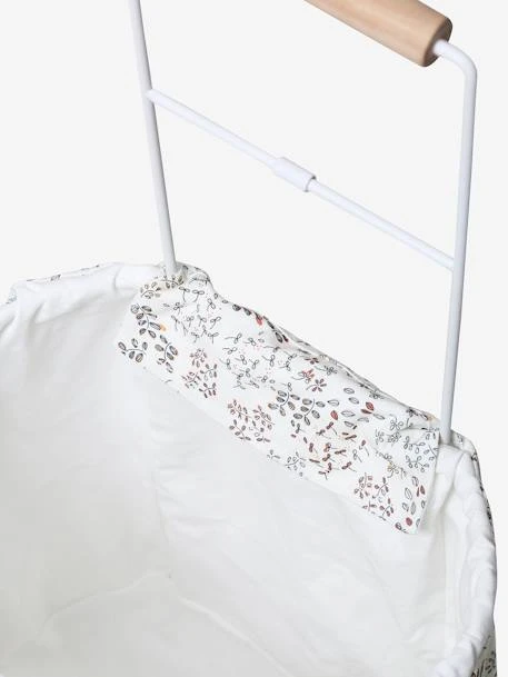 Panier De Courses à Roulettes En Métal, Tissu Et Bois FSC® Gris - Vertbaudet – Image 4