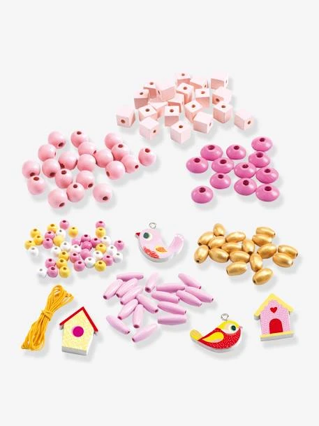 Perles Bois - Oiseaux - DJECO Multicolore - Djeco – Image 3