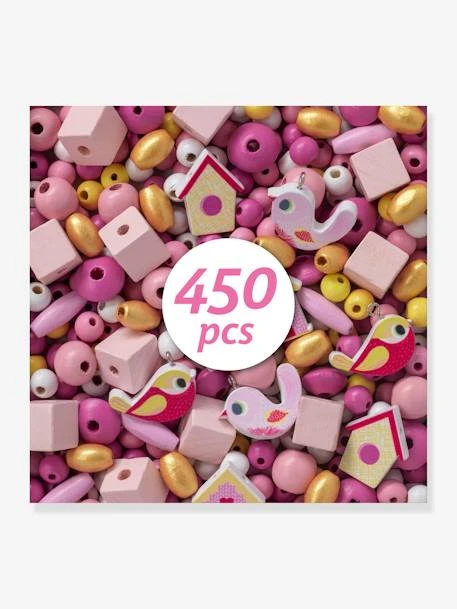 Perles Bois - Oiseaux - DJECO Multicolore - Djeco – Image 4