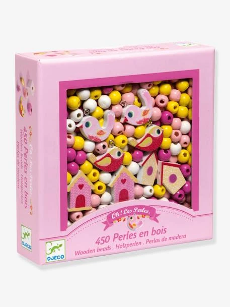 Perles Bois - Oiseaux - DJECO Multicolore - Djeco