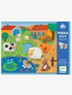 Puzzle Tactiloferme 20 Pièces DJECO Multicolore - Djeco
