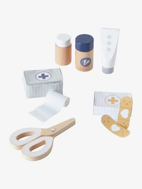 Set Docteur Pour Poupon En Bois FSC® Blanc - Vertbaudet – Image 5