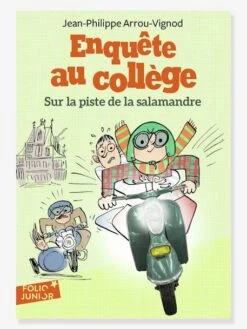Sur La Piste De La Salamandre - EnquĂȘte Au CollĂšge - T4 - GALLIMARD JEUNESSE Jaune - Gallimard